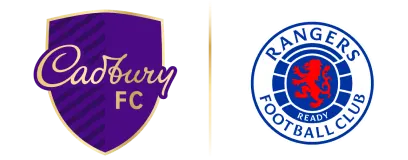 Cadbury FC Logo and Rangers FC Logo