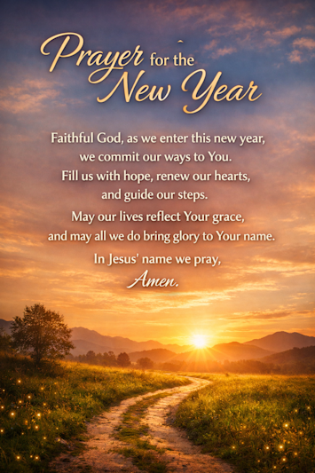 New Year’s Prayer