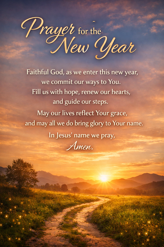 New Year Prayer
