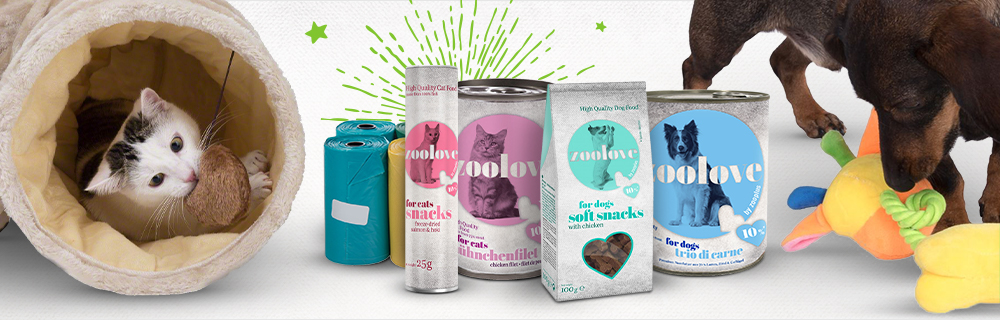 Produits Zoolove pour chien et chat