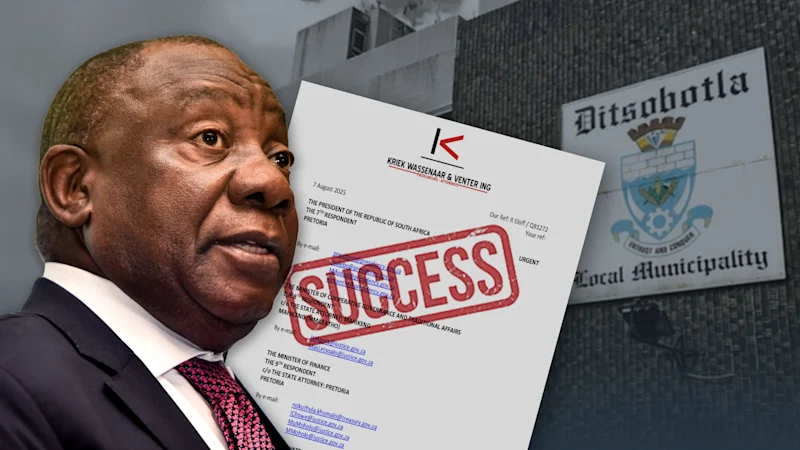 Cabinet complies with Sakeliga’s legal demands to take charge in Ditsobotla