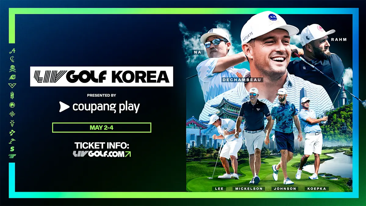 Coupang Play named presenting partner of LIV Golf Korea | LIV Golf