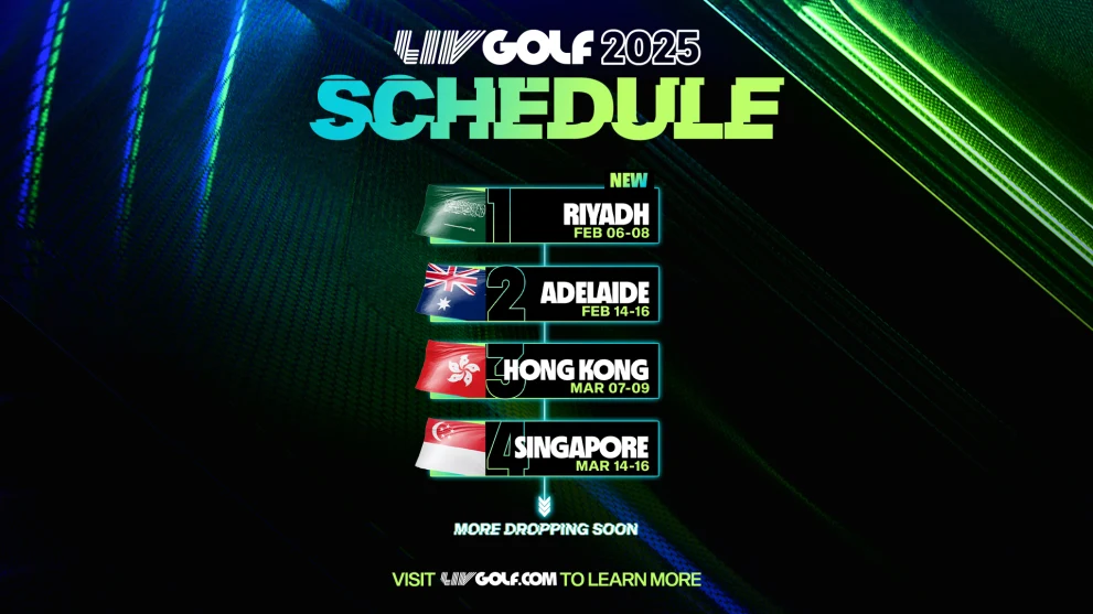 LIV Golf kicks off 2025 schedule with global events | LIV Golf