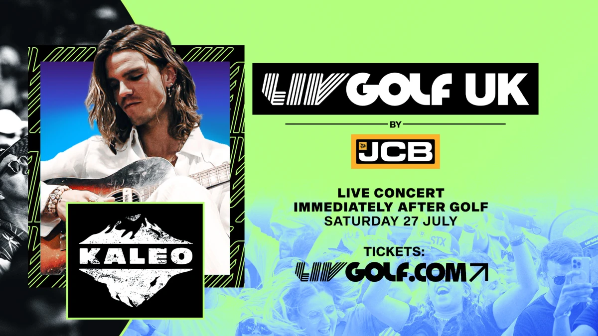 Multi-platinum KALEO to headline LIV Golf UK by JCB | LIV Golf