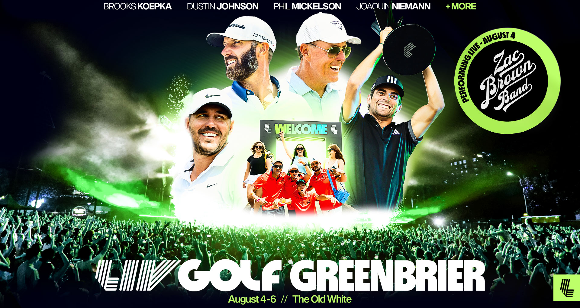 Global stars gear up for LIV Golf Greenbrier LIV Golf