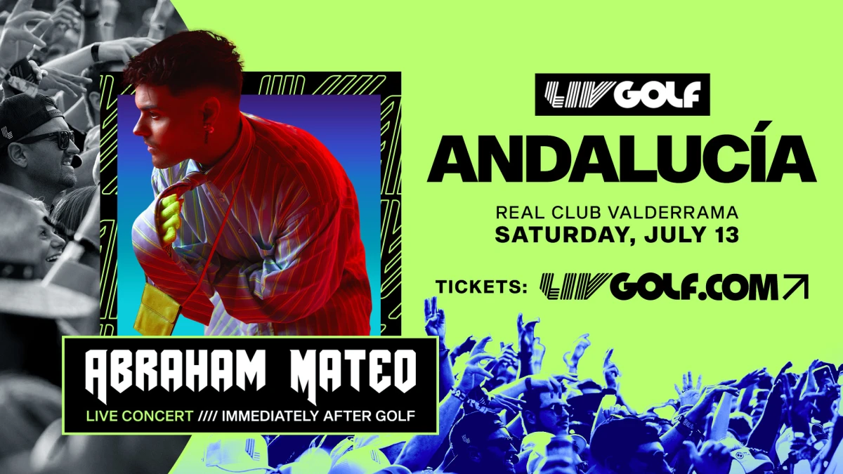 Abraham Mateo set to perform at LIV Golf Andalucía | LIV Golf