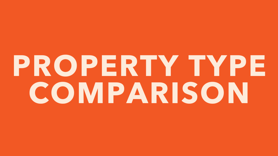 Data Share Property Type Comparison