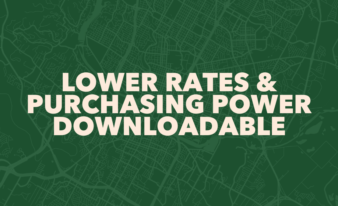 Lower Rates & Purchasing Power Downloadable Image