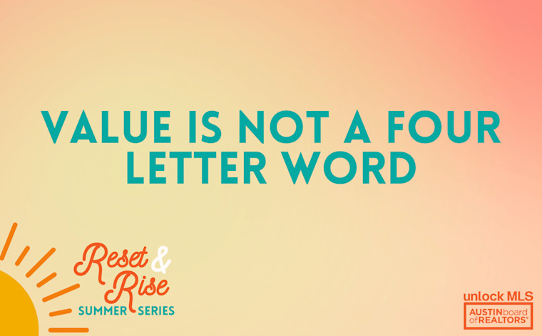 "Value" is not a Four Letter Word