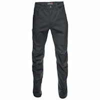 Men's gravel field pant, charcoal, straight-leg with reinforced knees and belt loops