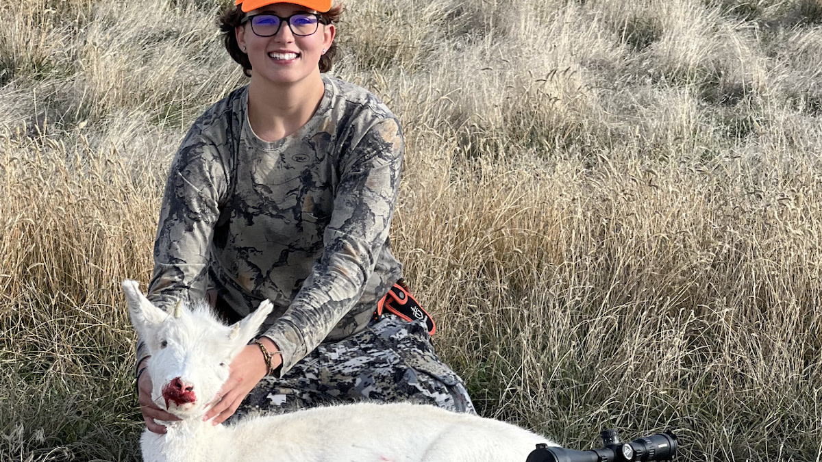 17-Year-Old Hunter Harvests Rare Albino Antelope 