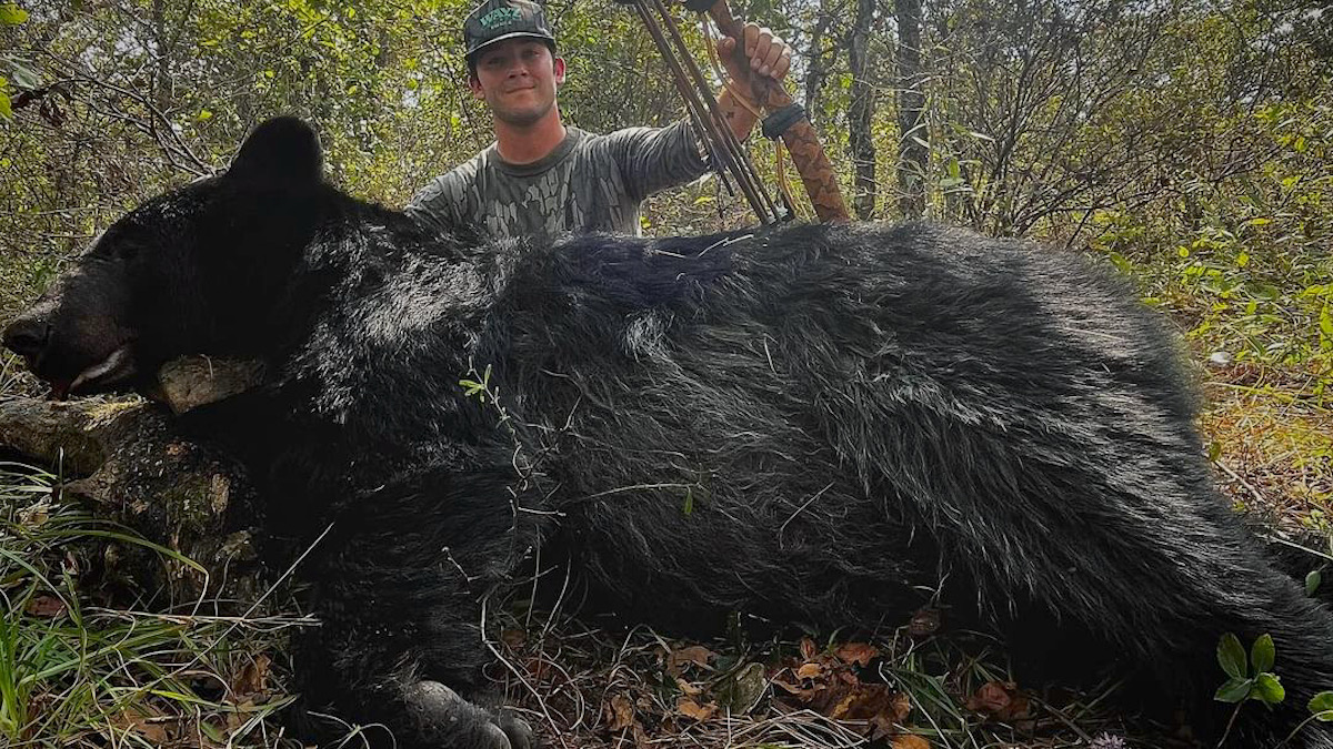 Oklahoma Hunter Harvests Black Bear With Stone Point For First Time ...