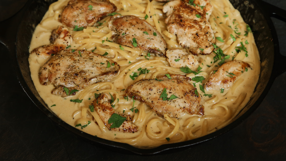 Pheasant Alfredo