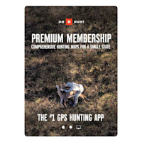 PREMIUM MEMBERSHIP — COMPREHENSIVE HUNTING MAPS FOR A SINGLE STATE — ON X HUNT