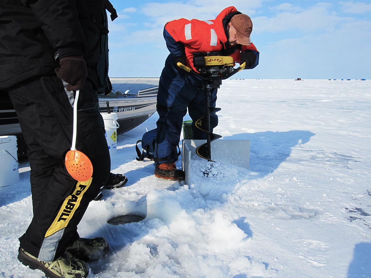 Who has made a homemade sled for pulling gear out?? - Ice Fishing