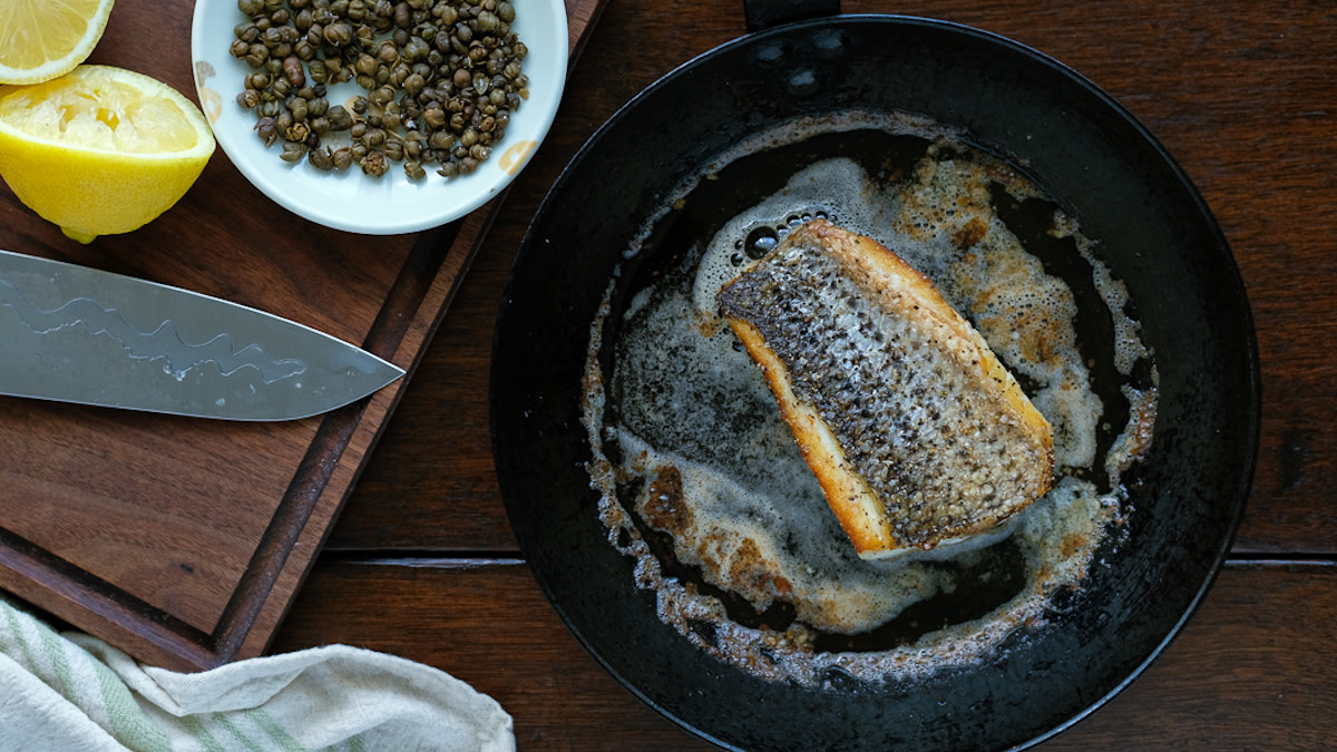 How to Pan Roast Fish Wild + Whole