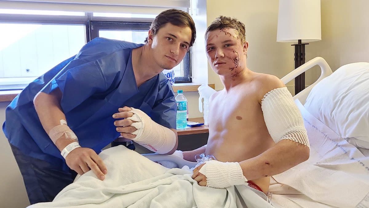 Photos: Wyoming Wrestlers Fight Off Grizzly Attack with Bare Hands