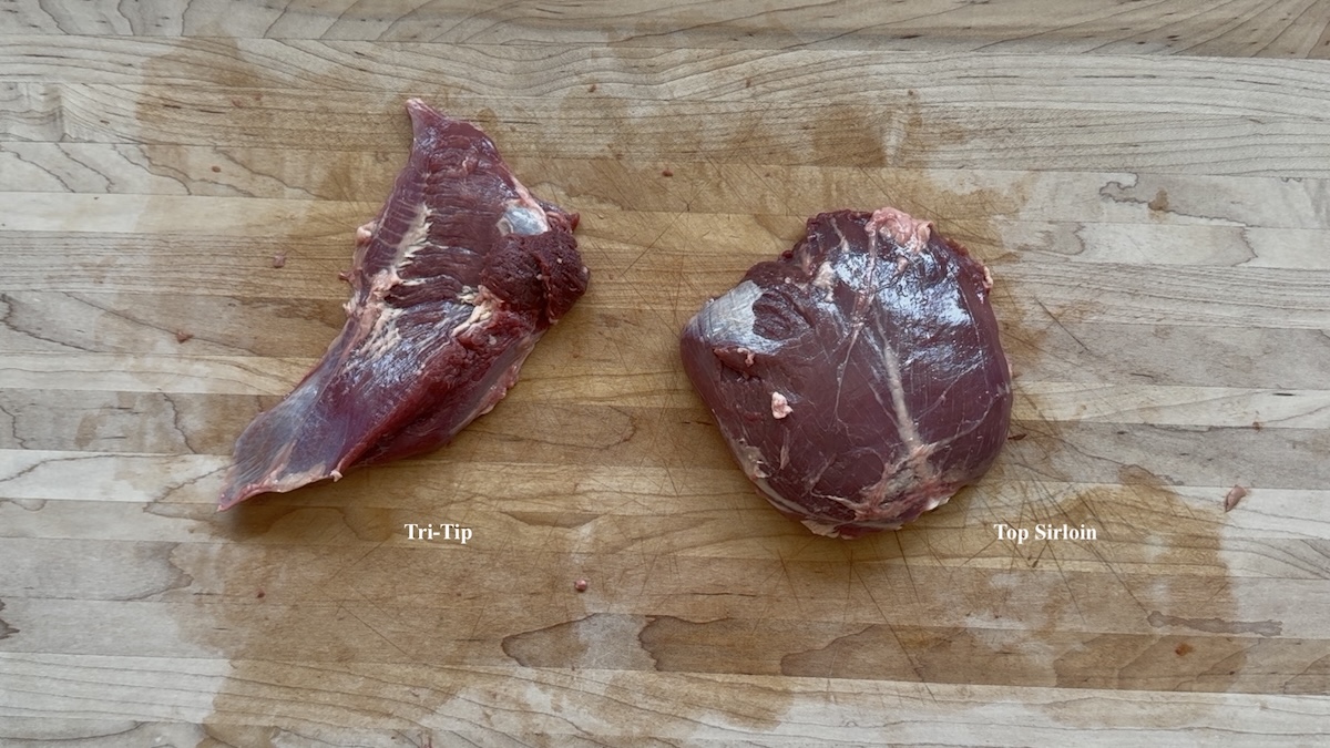 Venison Top Sirloin and Tri-Tip