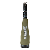 Olive predator call with black mouthpiece and "EZ Howler" logo