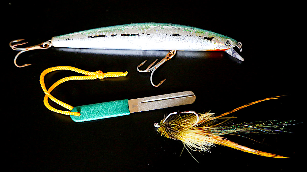 Diamond Sharpener Rod Pen-File Hunting Kitchen Knife Fish Hook