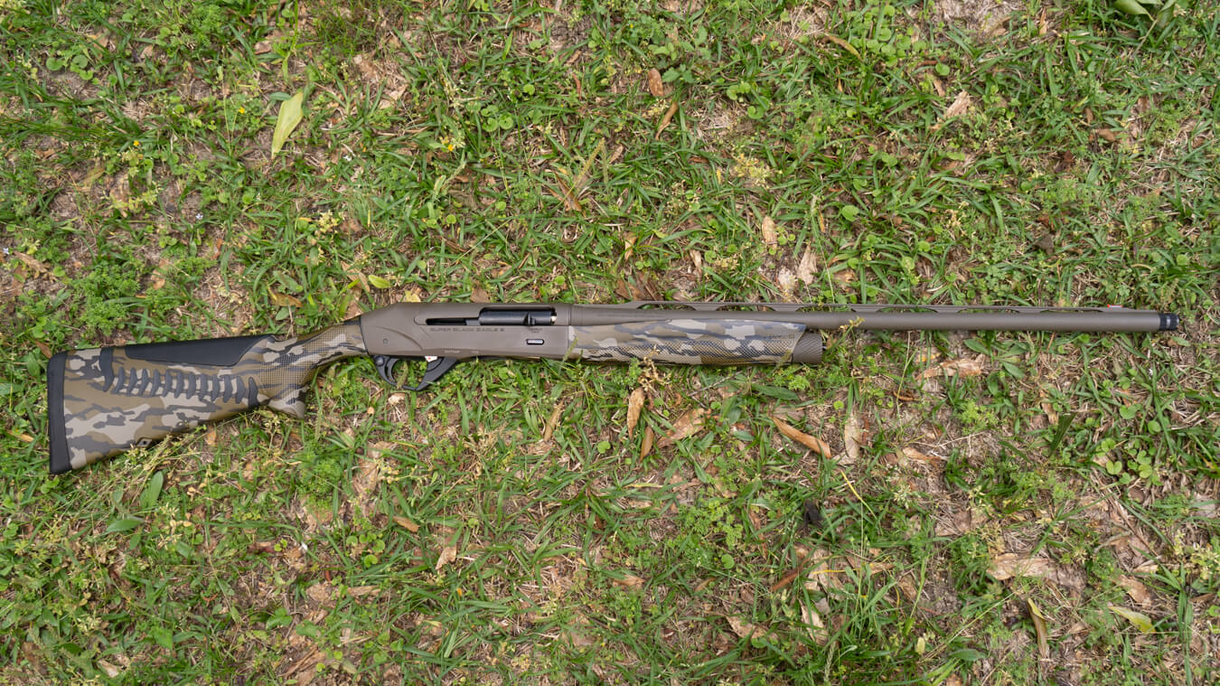 Benelli SBE3 camouflage semi-automatic shotgun