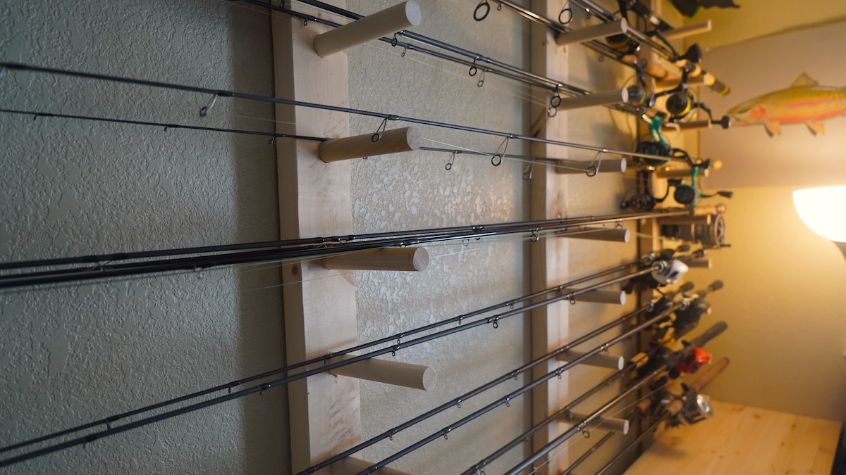 Fishing Rod Rack, Fishing Rod Storage, Rod Storage in Shed -  Canada