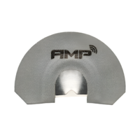 Grey diaphragm call with AMP logo and metal reed