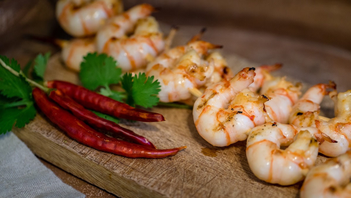 Barbecue Shrimp Skewers