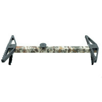 C1 Fiber climbing stick section in Specter camo with two black serrated step brackets