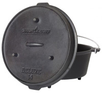 14" Cast Iron Deluxe Dutch Oven