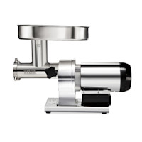 Weston stainless steel #12 electric meat grinder with feed tray