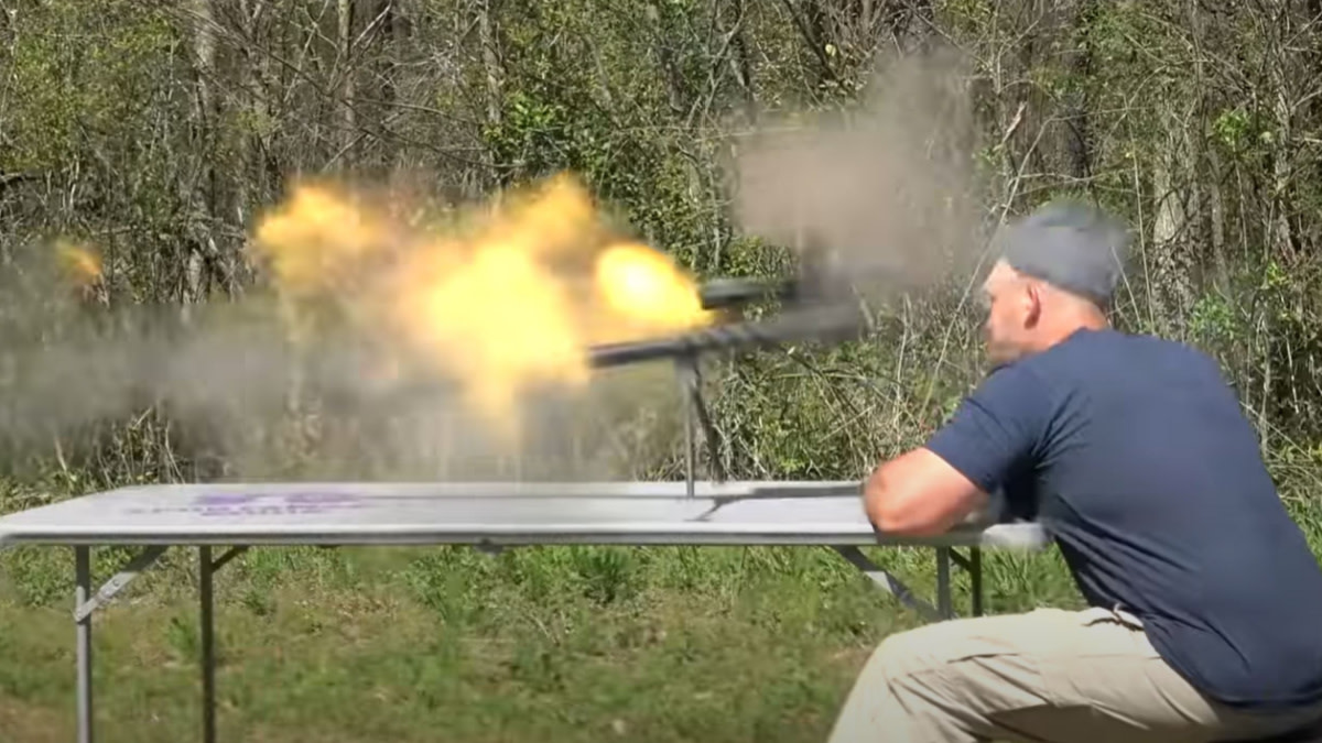 Video 50 Cal Rifle Explodes In Shooter S Face Meateater Hunting