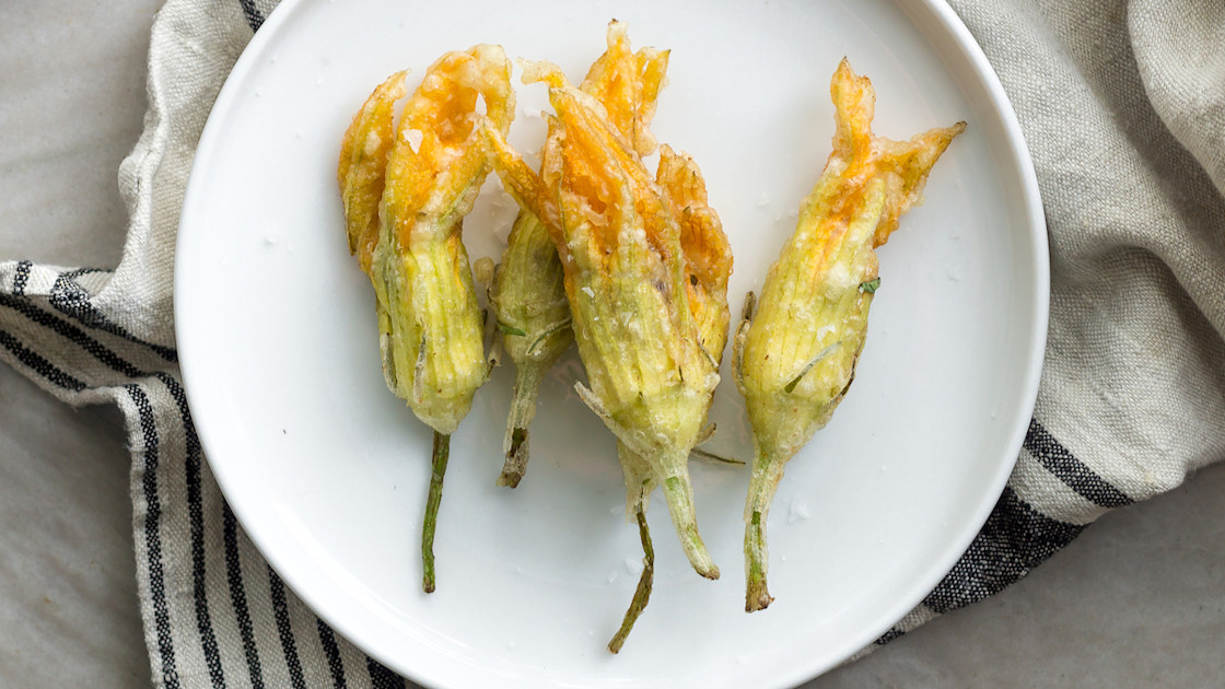 RicottaStuffed Squash Blossoms Wild + Whole