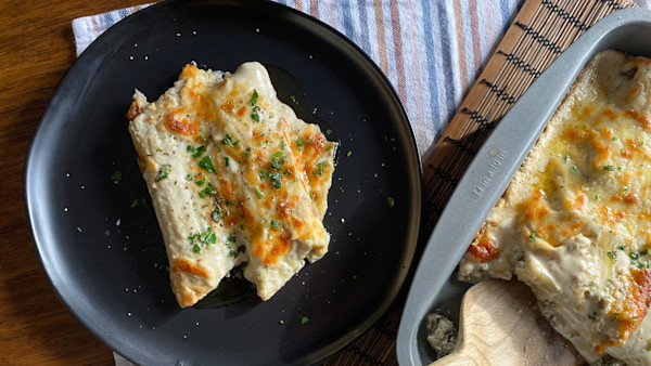 Venison-Stuffed Manicotti