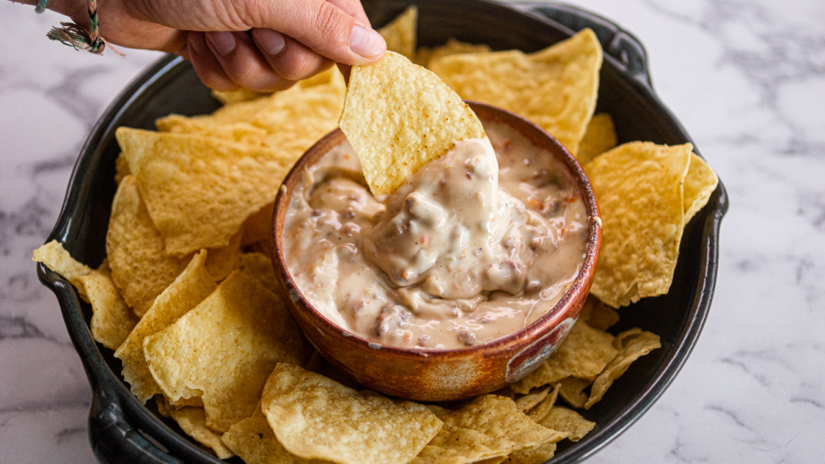 venison queso dip