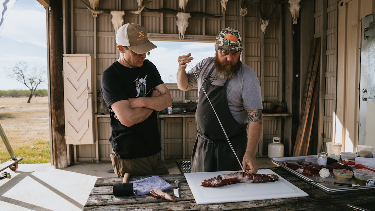 Texas-Style Venison Belly Rouladen