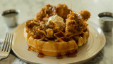 Fried Pheasant and Waffles