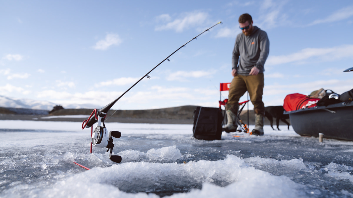 ice fishing poles products for sale