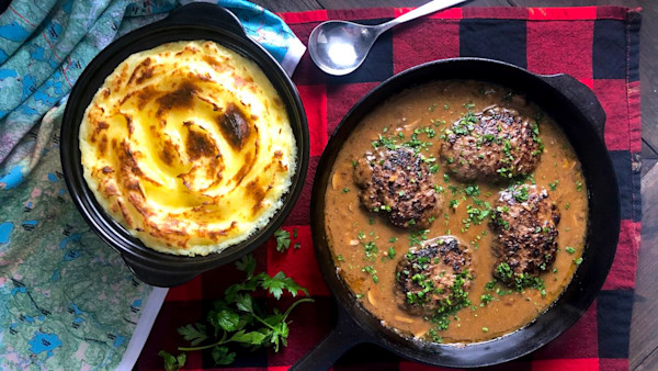Venison Salisbury Steak
