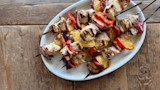 Sweet & Savory Honey Mustard Turkey Kebabs