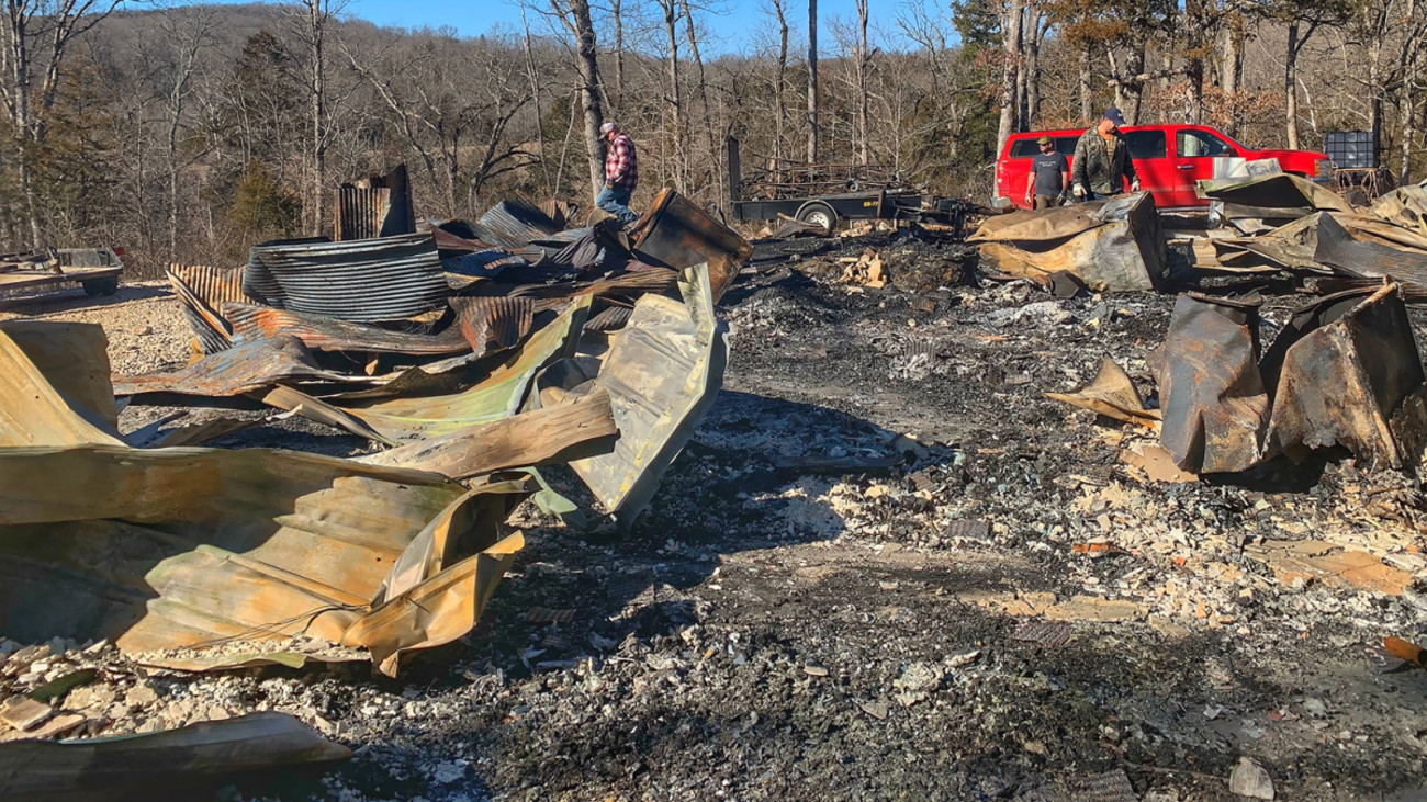 Suspect Arrested for Burning Down Hunting Cabin
