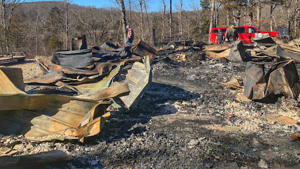 Suspect Arrested for Burning Down Hunting Cabin