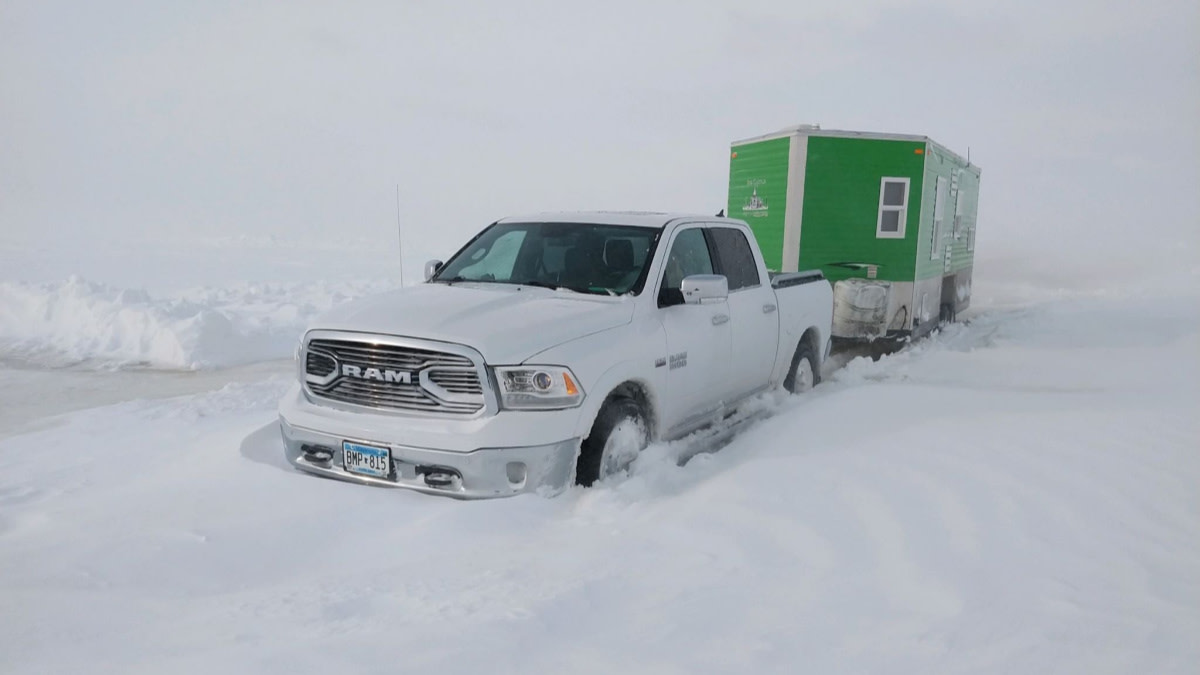 Hundreds of Ice Fishermen Stranded in Blizzard: 'It Looks Like Antarctica