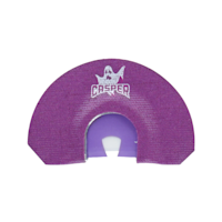 Purple turkey diaphragm call with white CASPER logo and ghost graphic