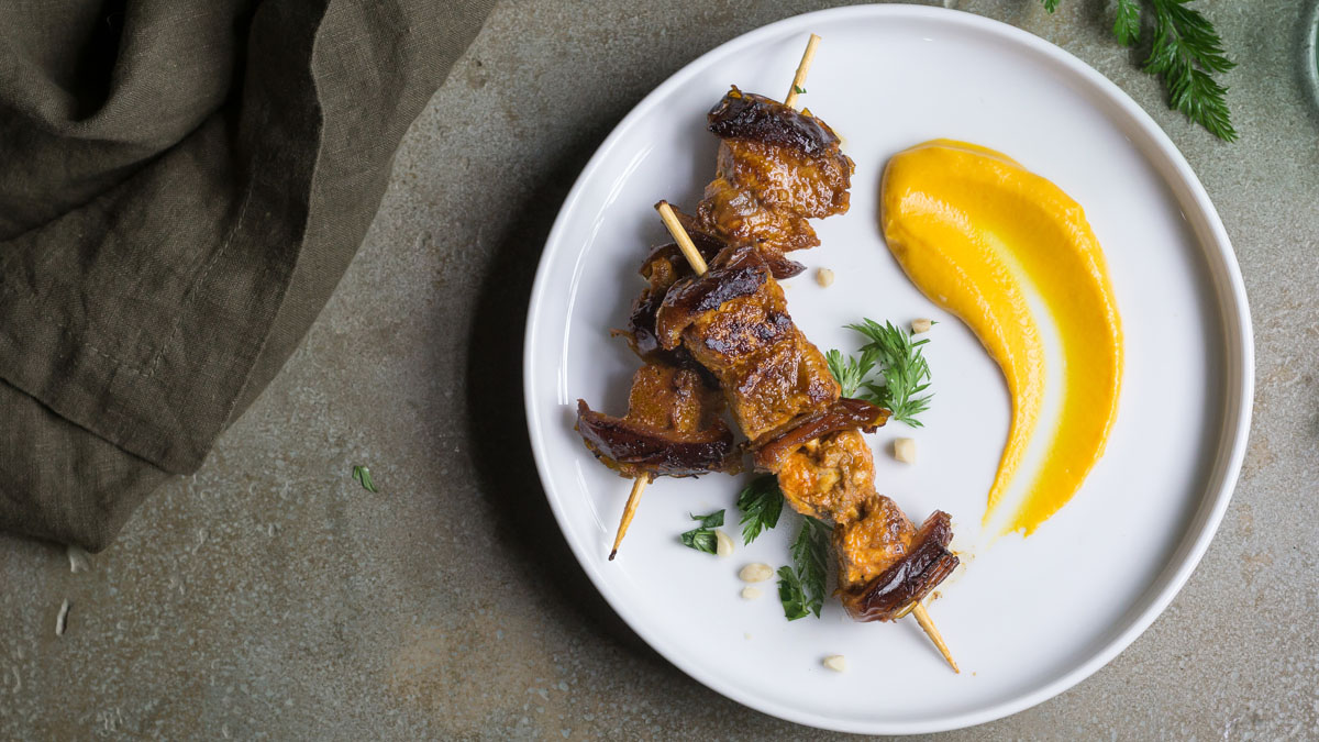 Spanish Turkey and Date Skewers