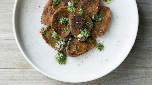 Venison Tongue Chimichurri