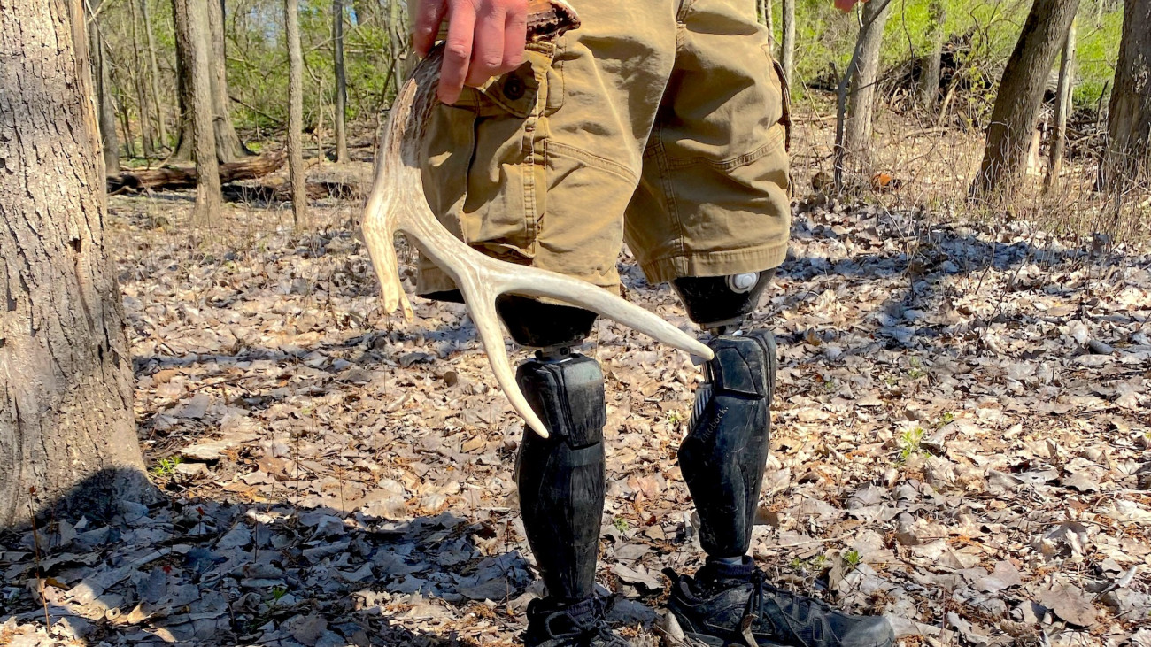You Can’t Stop the ‘Legless Shed Hunter’ From Finding Antlers