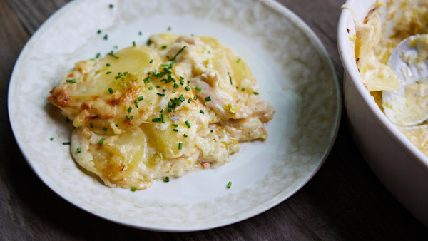 Pheasant, Potato, and Leek Casserole