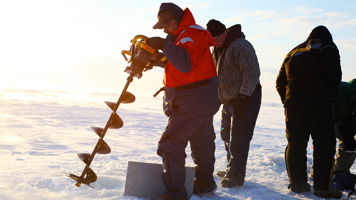 Homemade hot box clearance for ice fishing