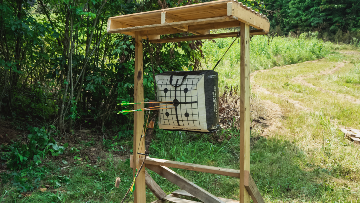 Photos: How to Build an Archery Target Stand